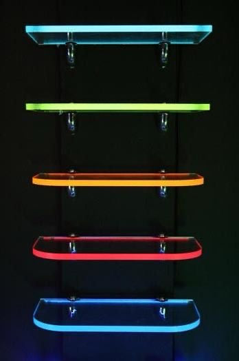 Radiant Acrylic Wall Shelf