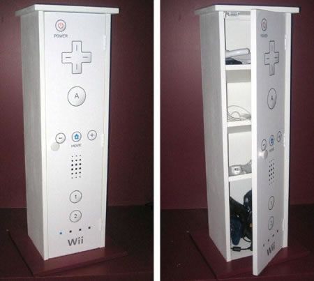 Wii-Mote Tower Cabinet